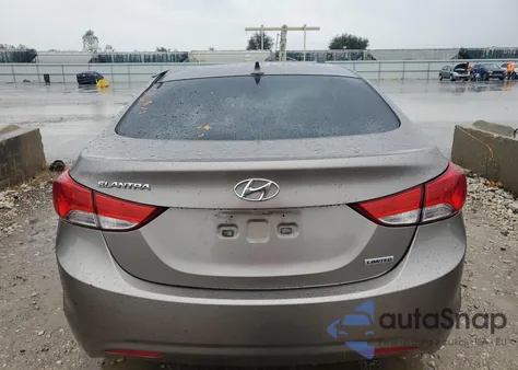 2013 Hyundai Elantra Gls from USA, damaged, VIN 5NPDH4AE9DH158843